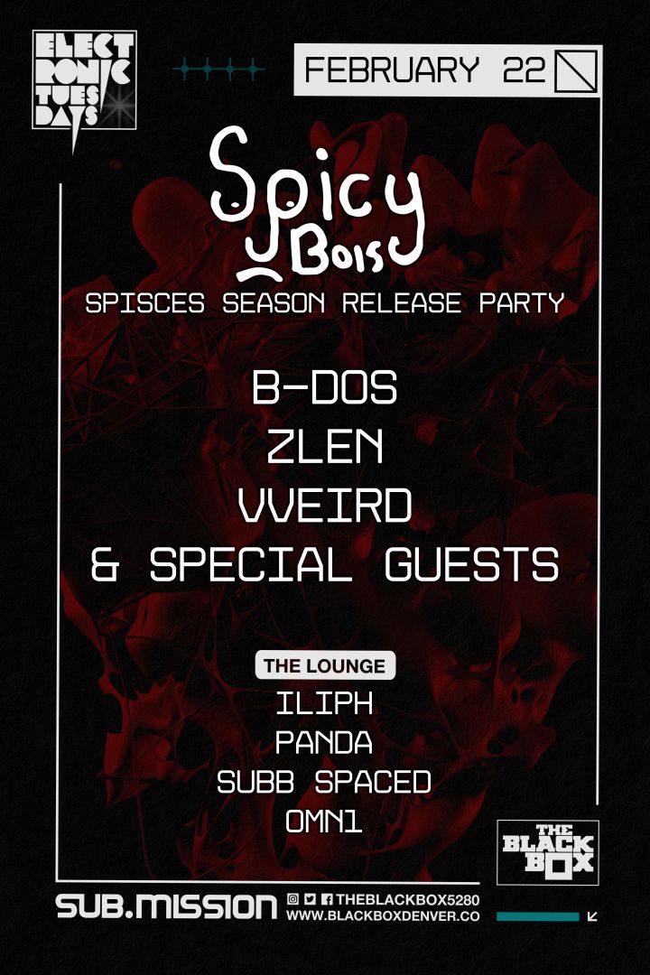 Sub.mission presents Electronic Tuesdays: SpicyBois - Spisces Season Release Party
