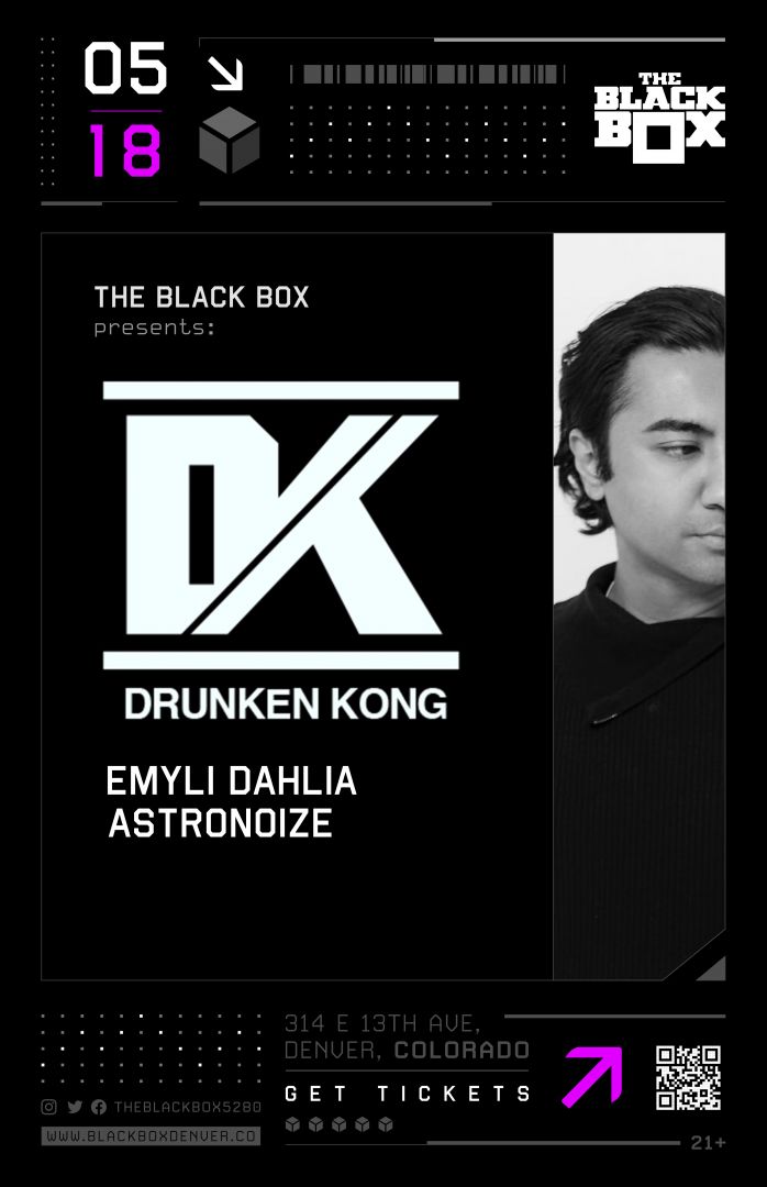 The Black Box presents: Drunken Kong w/ Emyli Dahlia, Astronoize