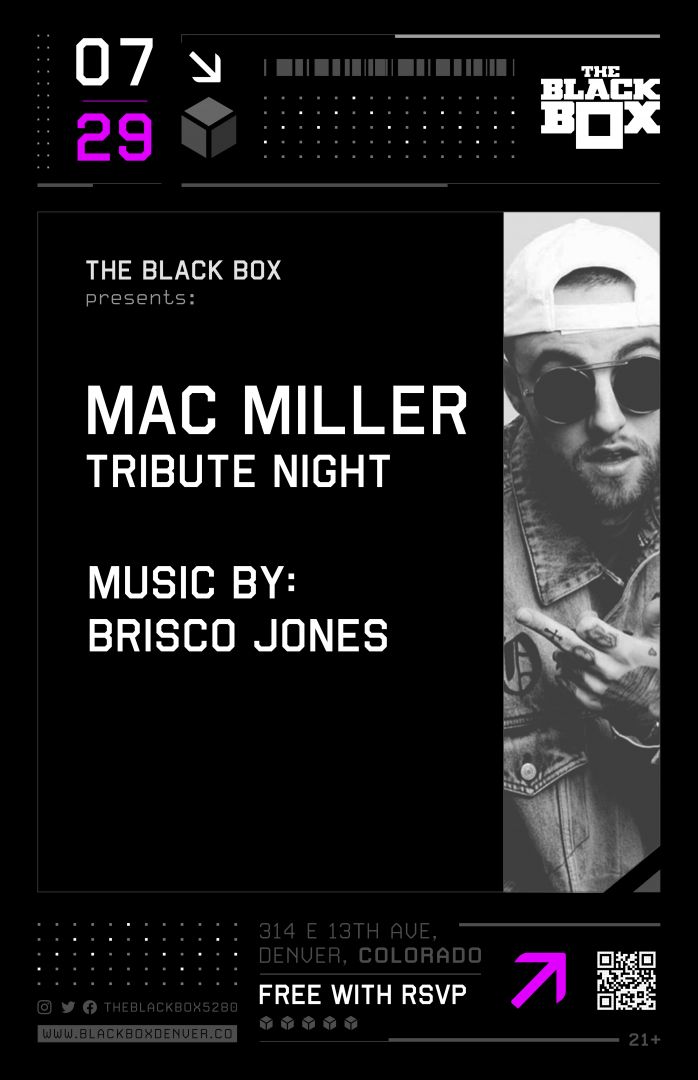 Mac Miller Tribute Night w/ Brisco Jones (Free w/ RSVP)