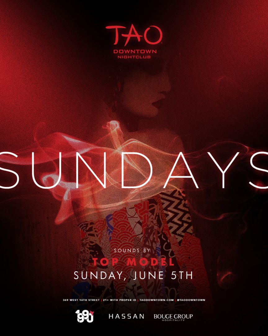 Tao Downtown Sundays | Tao Group Hospitality