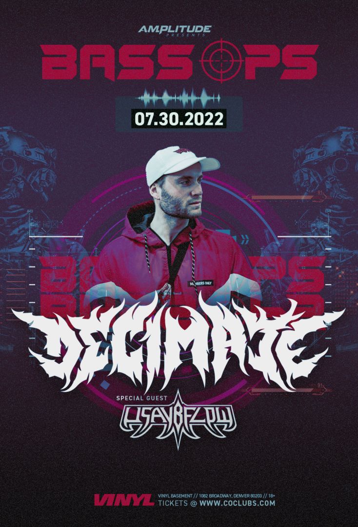 BASS OPS: DECIMATE + SPECIAL GUEST USAYBFLOW