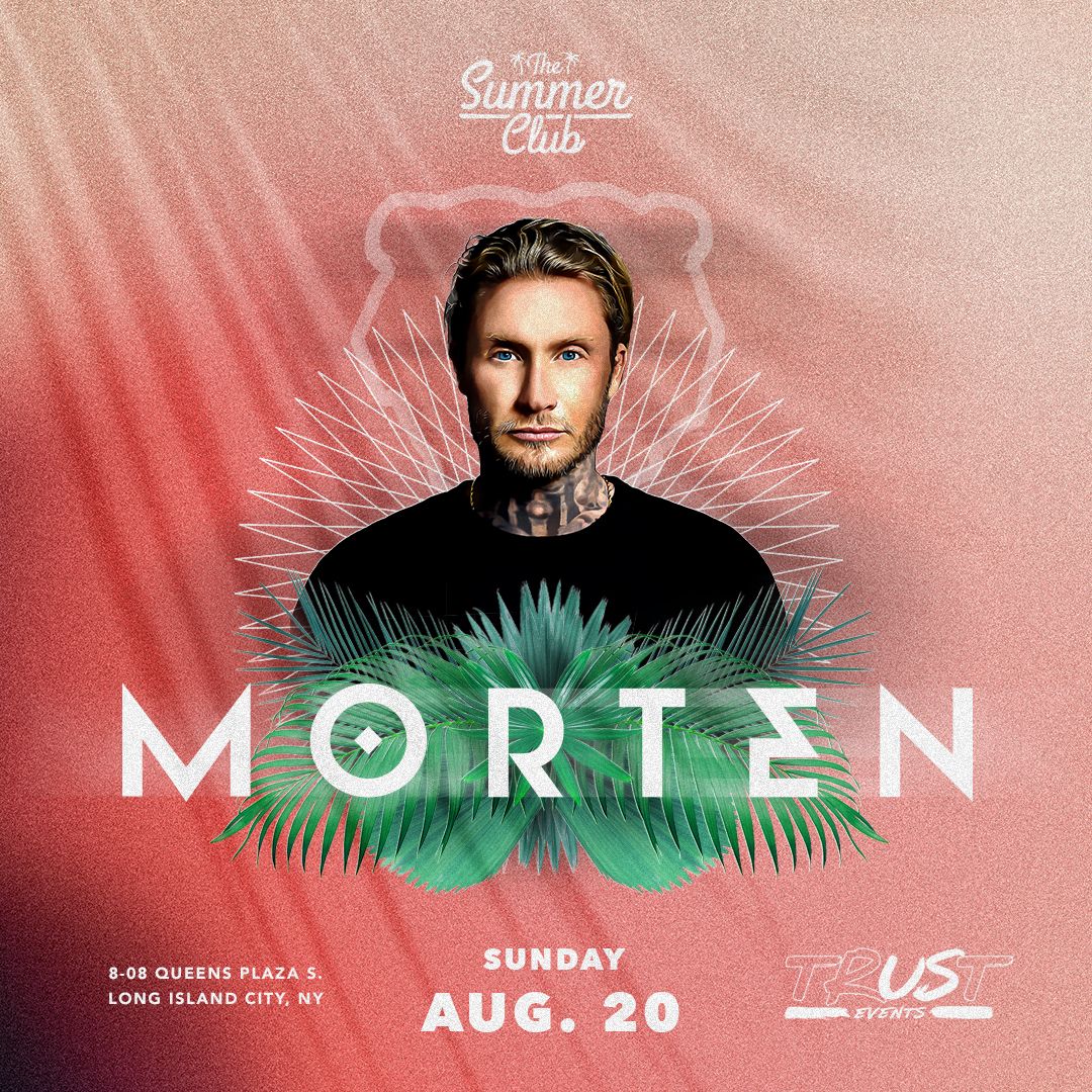 stakåndet Skrivemaskine skranke Summer Club Presents Morten! Hosted by TRUST US | Ticketing Administration