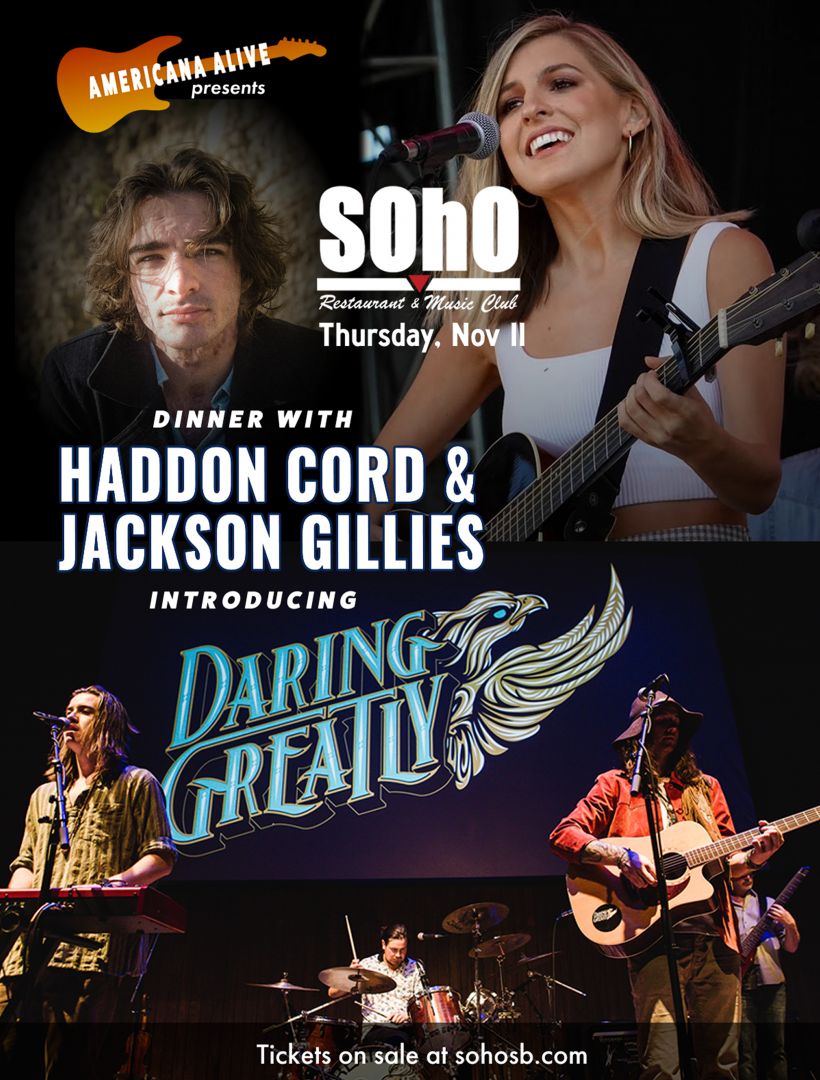 Haddon Cord, Jackson Gillies & Daring Greatly