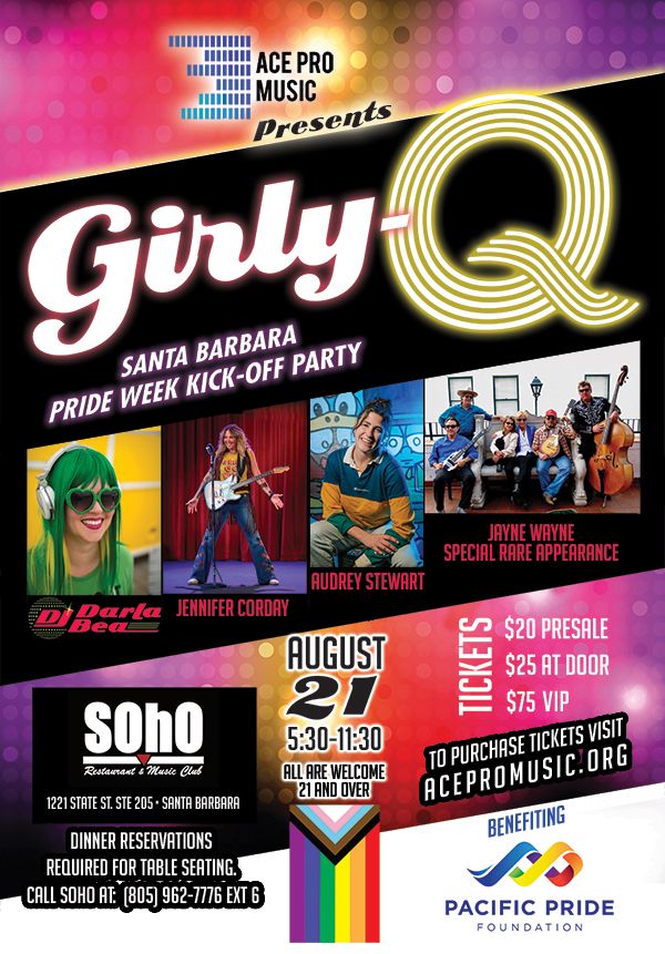 Girly Q: Santa Barbara Pride Week Kick-Off Party