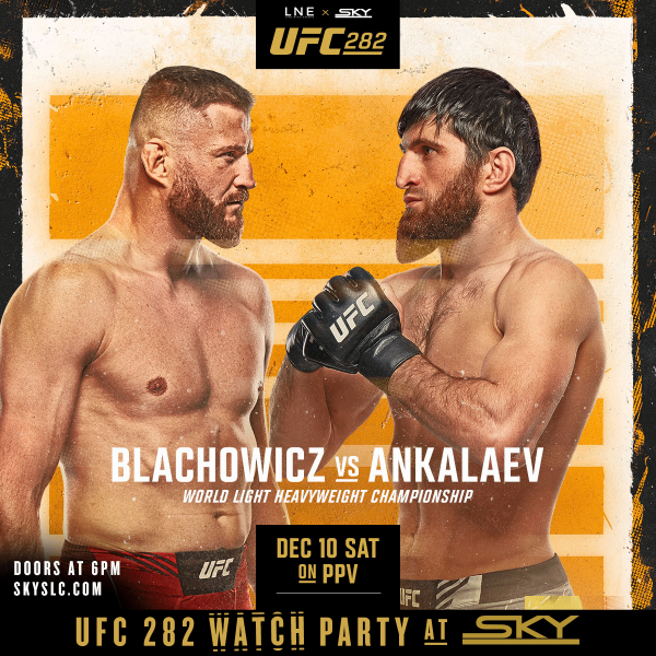 UFC 282 Watch Party Blachowicz V Ankalaev At Sky SLC | Sky SLC