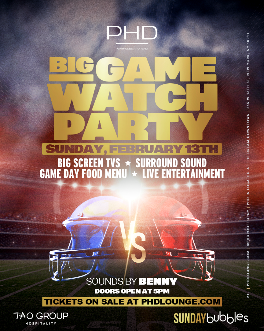 THE BIG GAME VIEWING PARTY 2022