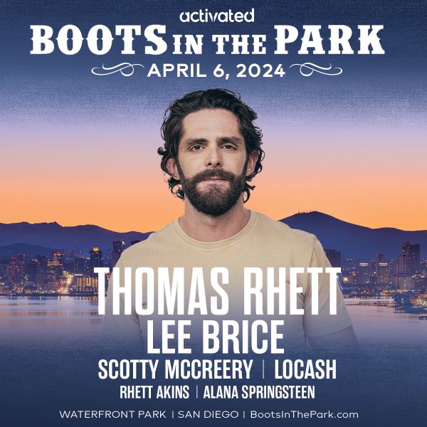 Boots In The Park Presents Thomas Rhett, Lee Brice & Friends