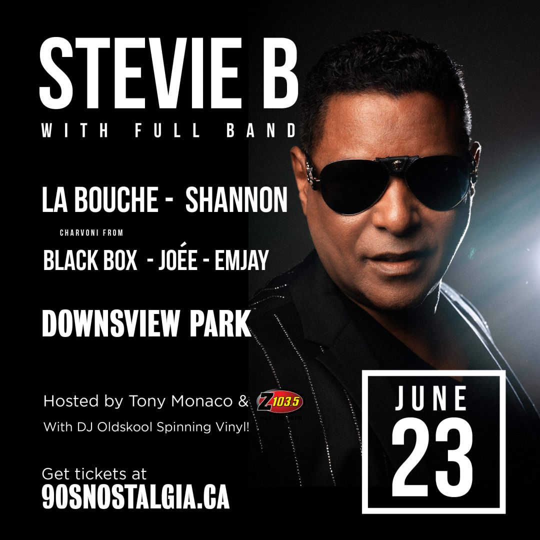 Stevie B Live in Concert with Shannon, La Bouche, Joee, Charvoni of