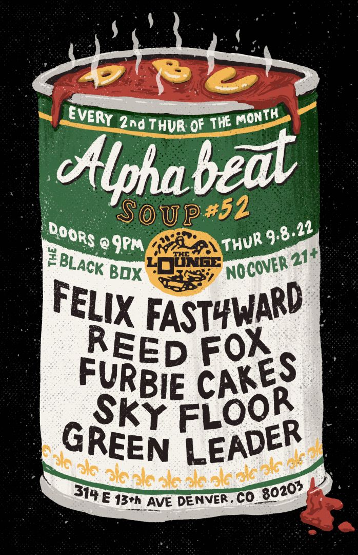 Alphabeat Soup #52: Felix Fast4Ward, Reed Fox, Furbie Cakes, Sky Floor, Green Leader (Free 21+)