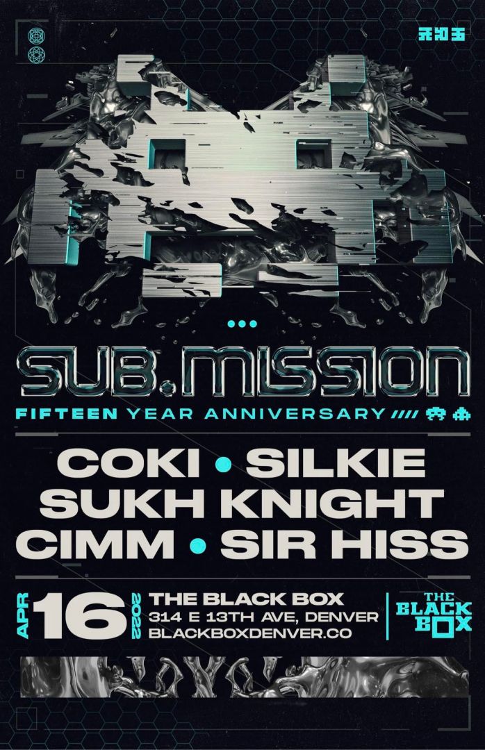 Sub.mission 15 Year Anniversary: Coki, Silkie, Sukh Knight, Cimm, Sir Hiss *SOLD OUT*