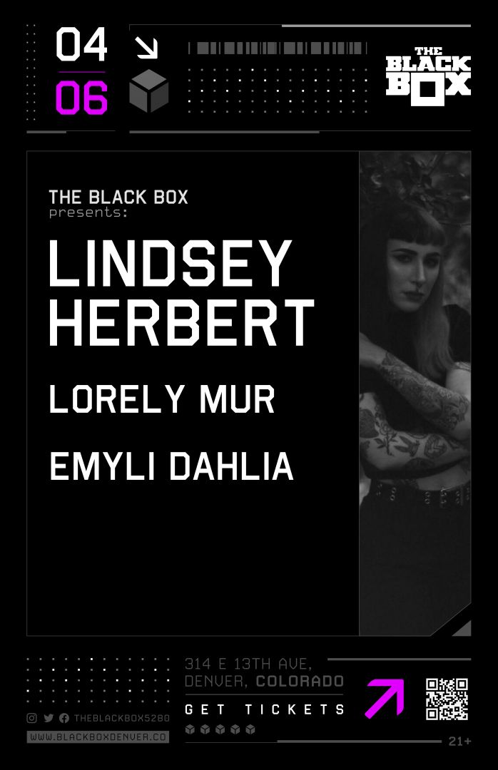 The Black Box presents: Lindsey Herbert w/ Lorely Mur, Emyli Dahlia