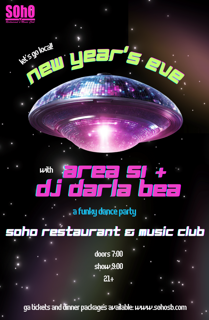 New Year's Eve Bash with DJ Darla Bea and AREA 51