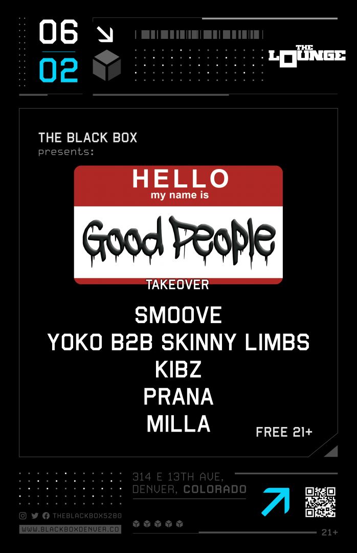 Good People Underground: Smoove, Yoko B2B Skinny Limbs, Kibz, Prana, Milla (Free 21+)