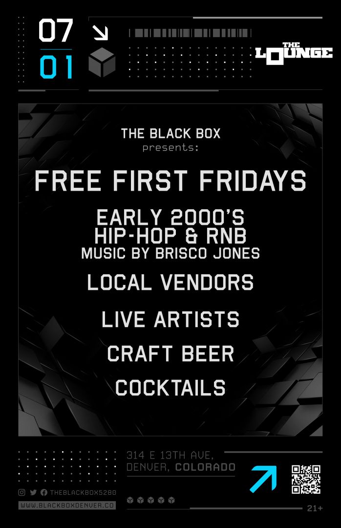Free First Fridays: Early 2000's Hip-Hop & RnB (Music Tribute by Brisco Jones), Local Vendors, Live Artists, Local Vendors, & more!
