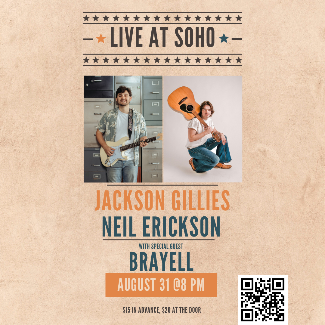 Neil Erickson Band with Jackson Gillies and Brayell