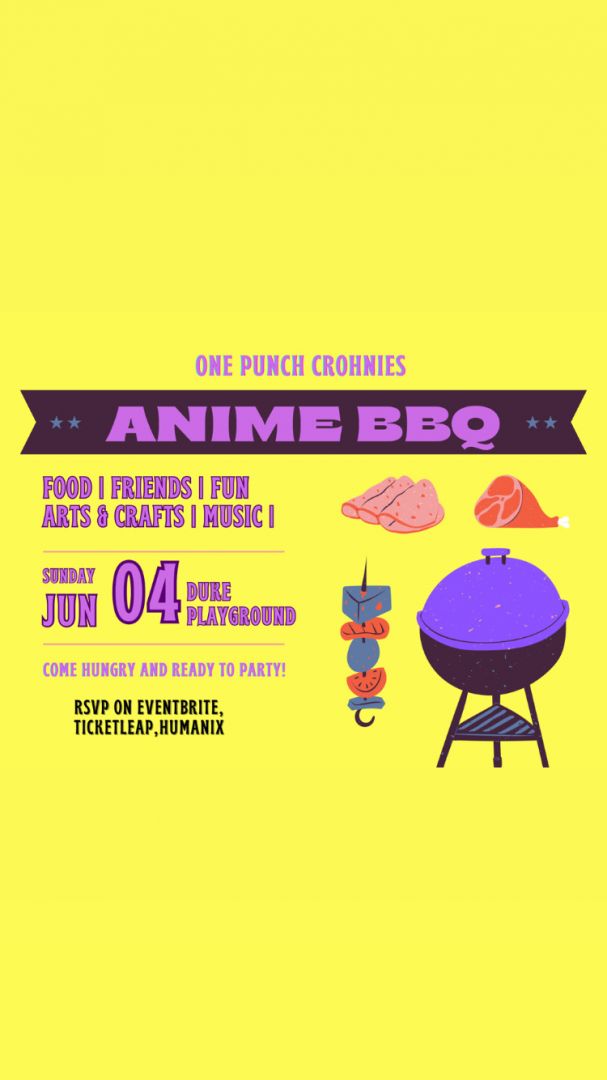 Fiery Haikyuu BBQ Scene Print for Anime Expo!