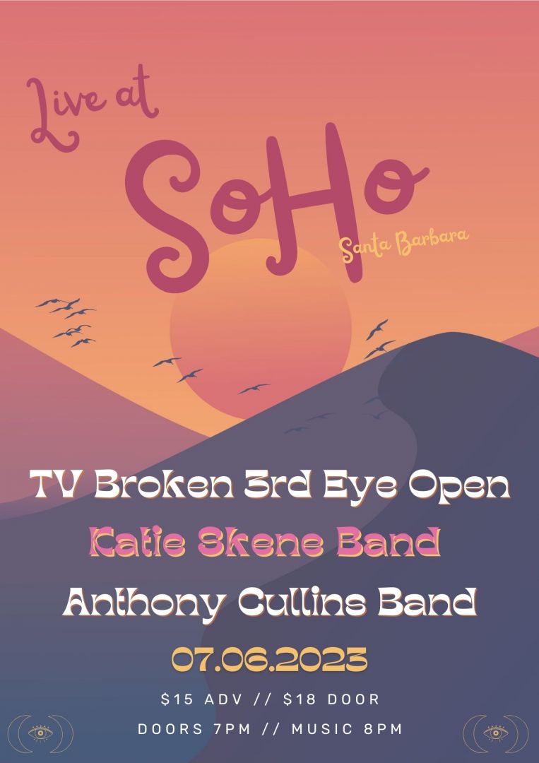 Katie Skene Band / Anthony Collins / TV Broken 3rd Eye Open
