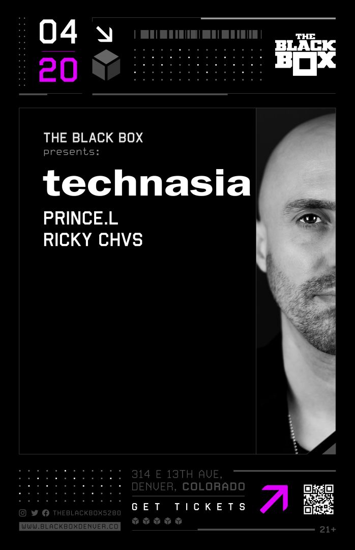 The Black Box presents: Technasia w/ Prince.L, RCKY CHVS