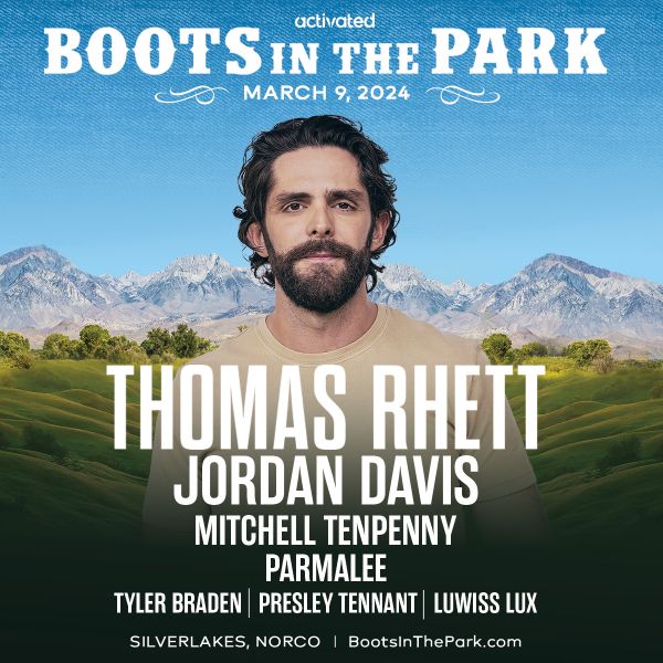 Boots In The Park Presents Thomas Rhett, Jordan Davis & Friends