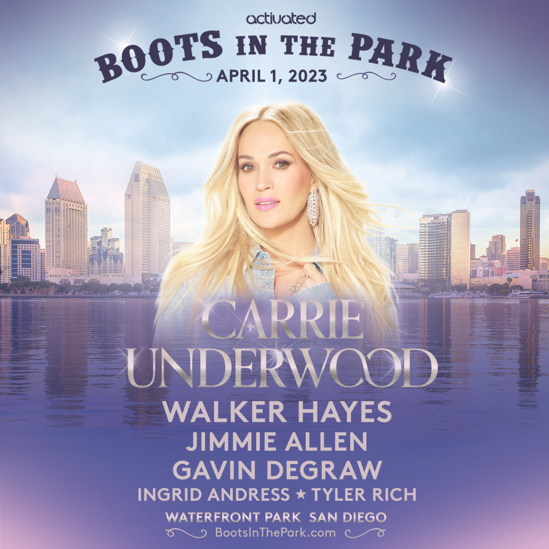 Boots In The Park Presents Carrie Underwood, Walker Hayes, Jimmie Allen